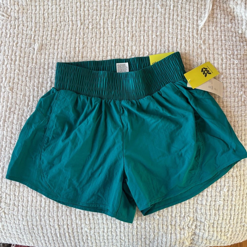 All in Motion Teal Athletic Shorts Lightweight Quick-Drying